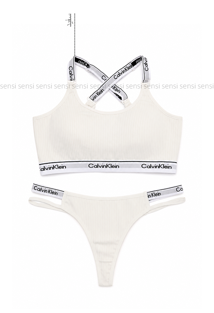 ست شورت سوتین ضربدری 5000 Calvin Klein کد30000005